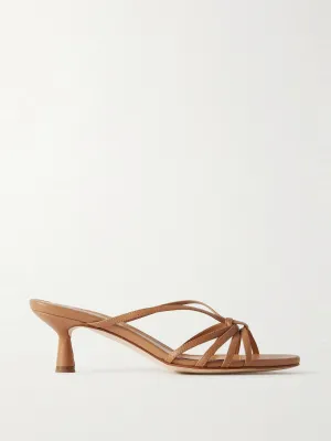 Abby knotted leather sandals