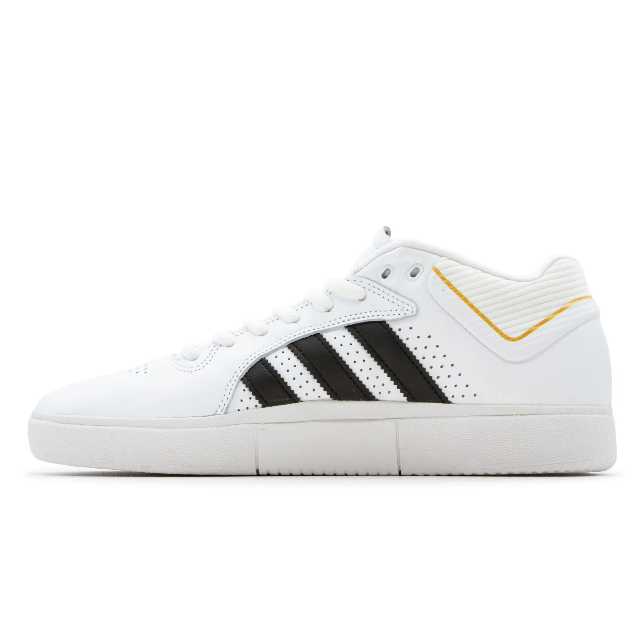 Adidas Tyshawn Shoes - FTW White/Core Black/Gold Metallic
