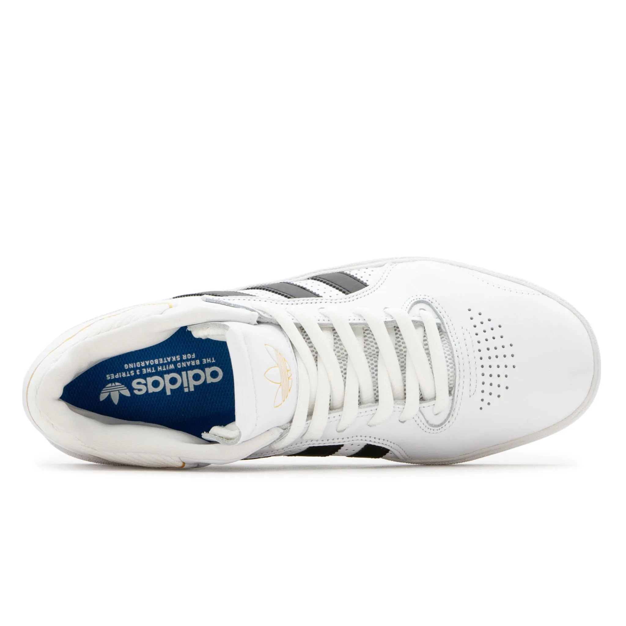 Adidas Tyshawn Shoes - FTW White/Core Black/Gold Metallic