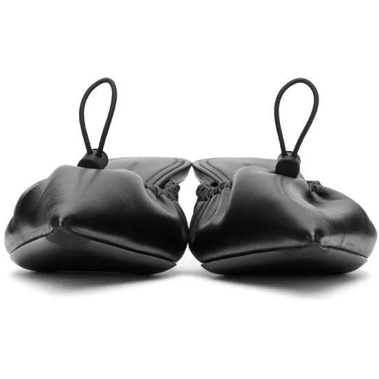 Balenciaga Black Scrunch Knife Mules