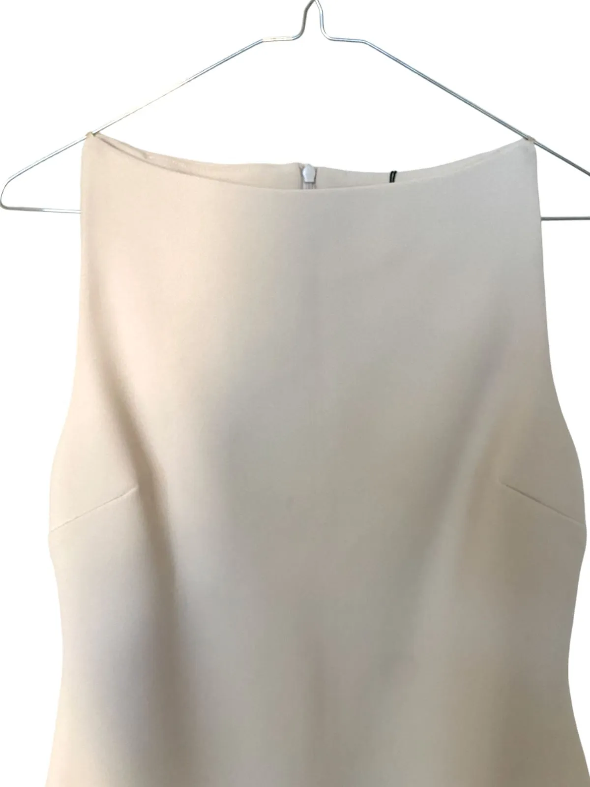 BEC   BRIDGE Raphaela Mini Dress | Vanilla/Off White, Thick & Stretch, Bridal