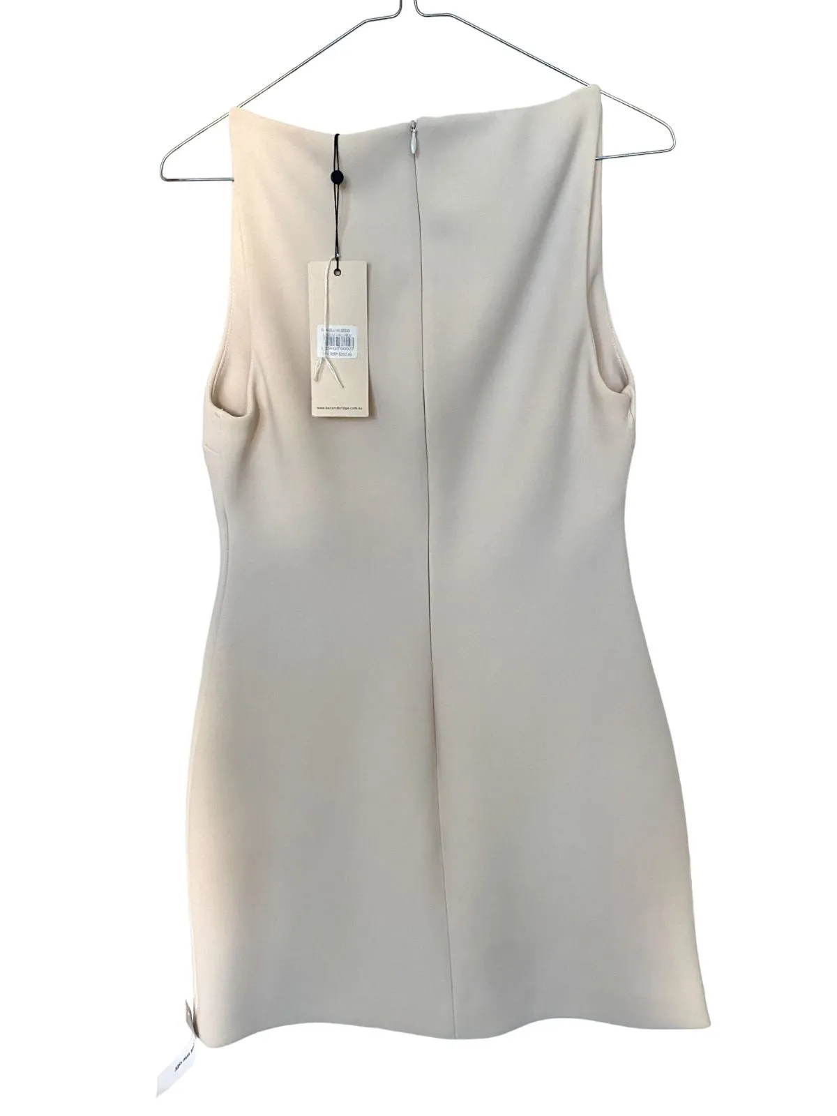 BEC   BRIDGE Raphaela Mini Dress | Vanilla/Off White, Thick & Stretch, Bridal