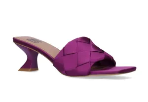 Bibi Lou Kitten Heels - Mulberry