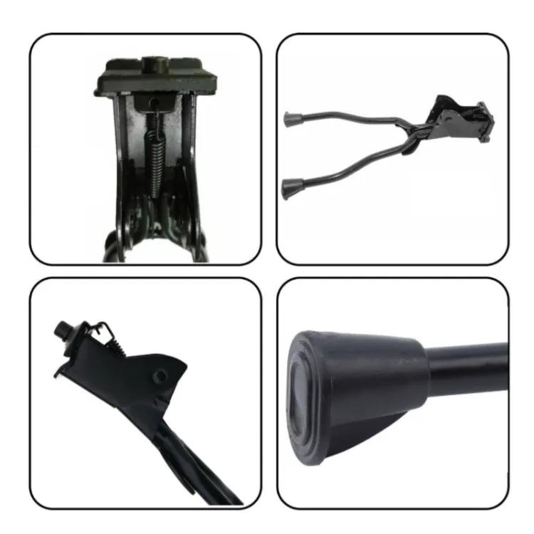 Bicycle Mountain Bike Foot Support Adjustable Middle Support(Black)