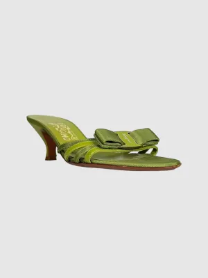 Bow Kitten Heels - Size 7.5