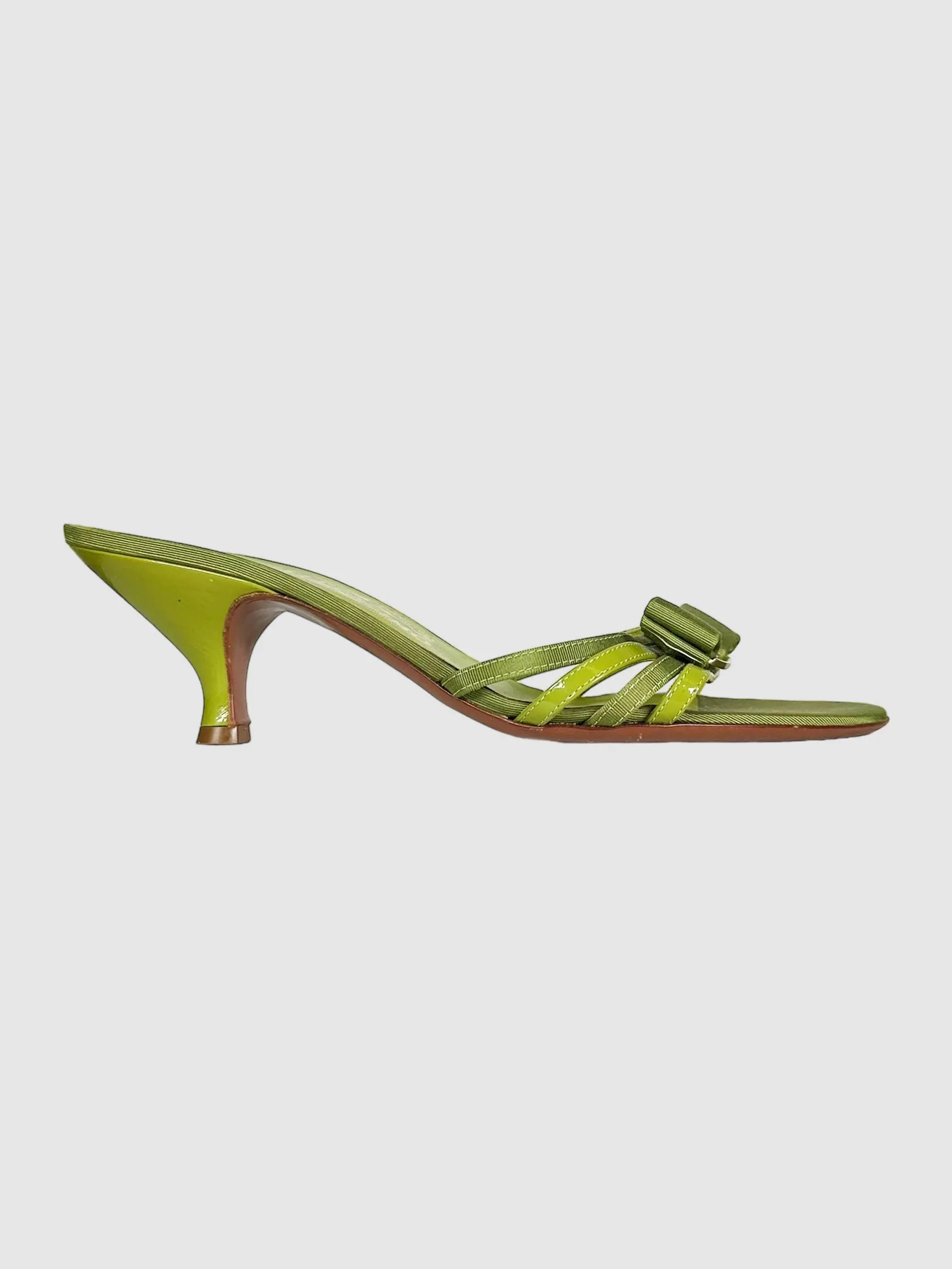 Bow Kitten Heels - Size 7.5
