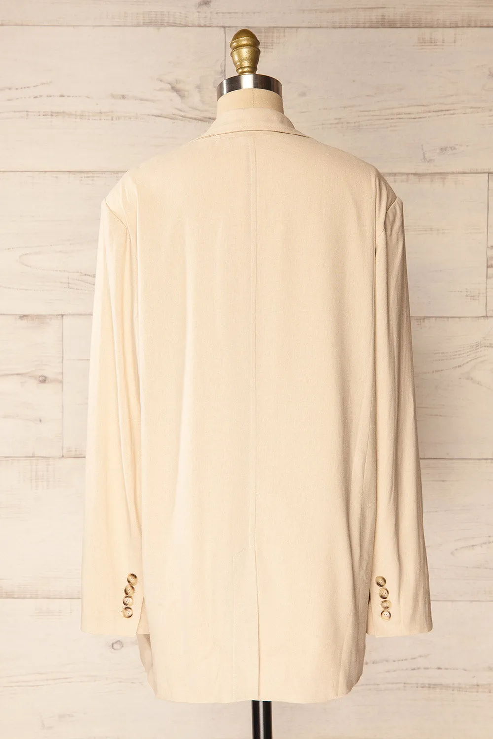 Brando Beige | Oversized Blazer