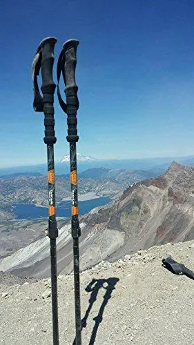 Cascade Mountain Tech Aluminum Collapsible Quick Lock Trekking Poles