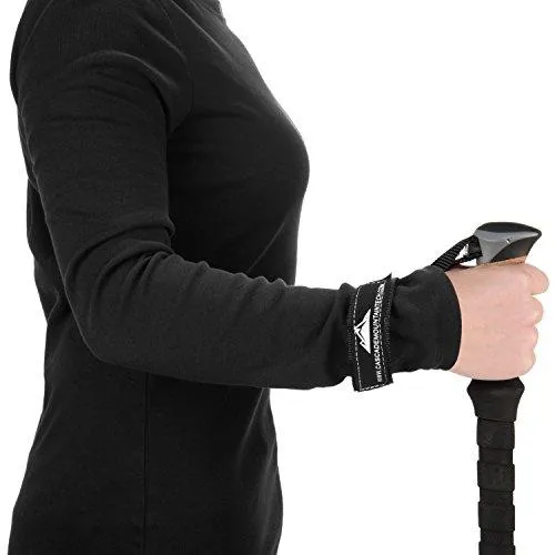 Cascade Mountain Tech Aluminum Collapsible Quick Lock Trekking Poles