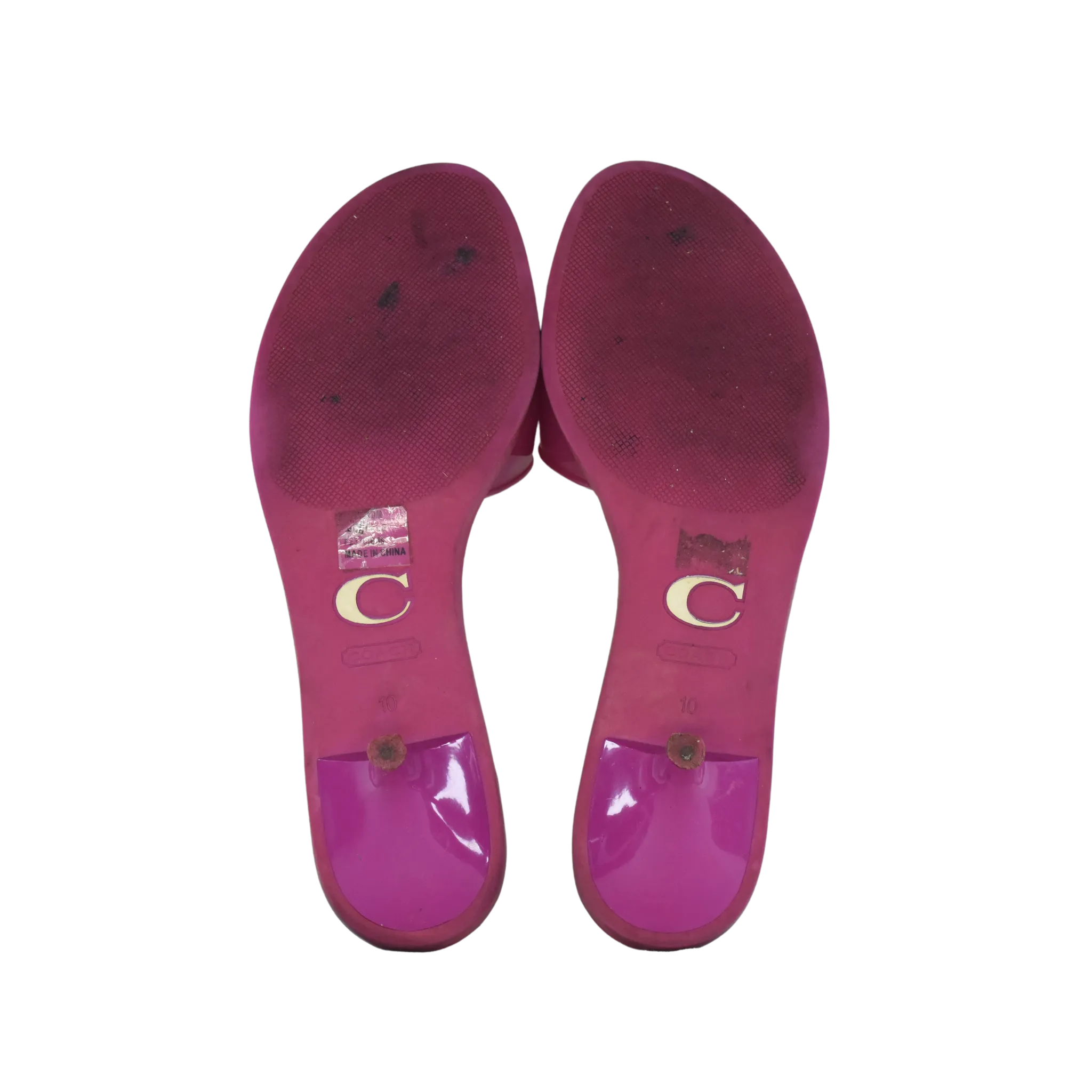 Coach Kitten Heel Pink, Multi Size 10 SKU 000130-5