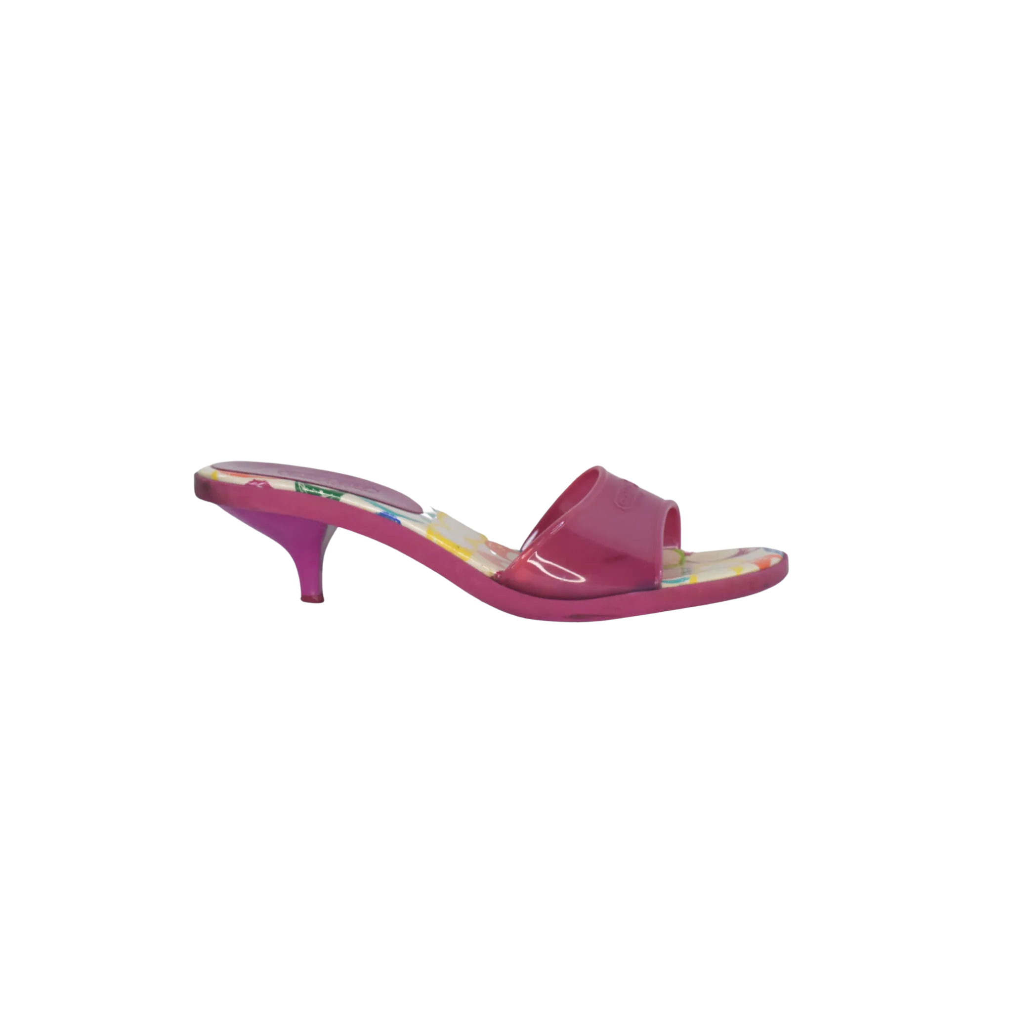 Coach Kitten Heel Pink, Multi Size 10 SKU 000130-5