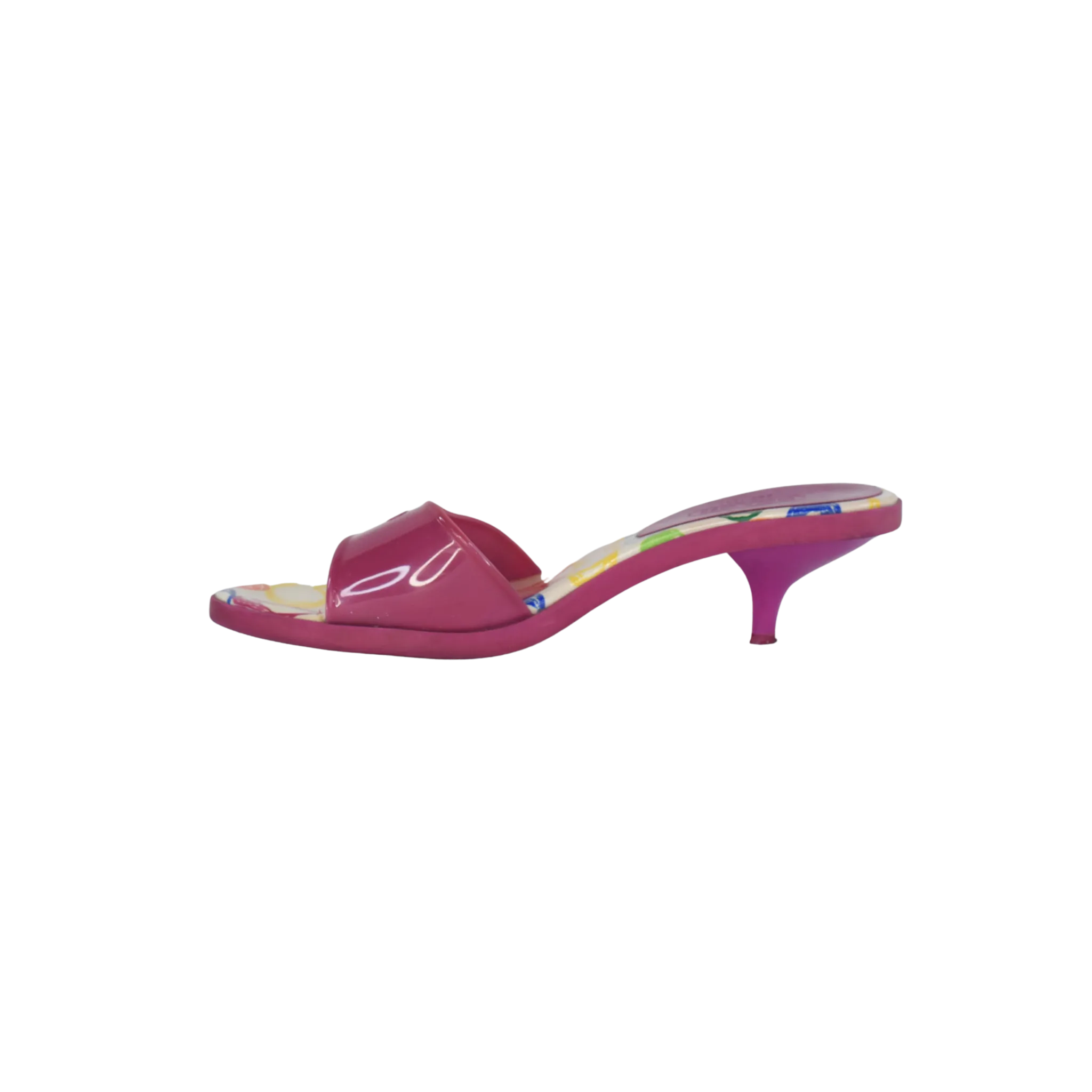 Coach Kitten Heel Pink, Multi Size 10 SKU 000130-5