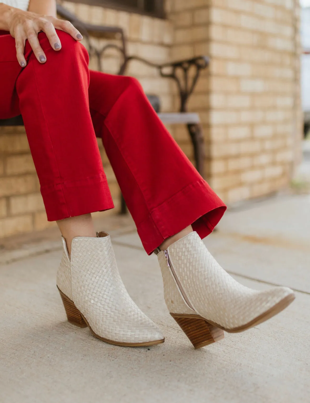 Corkys Come And Get It Gold Metallic Bootie