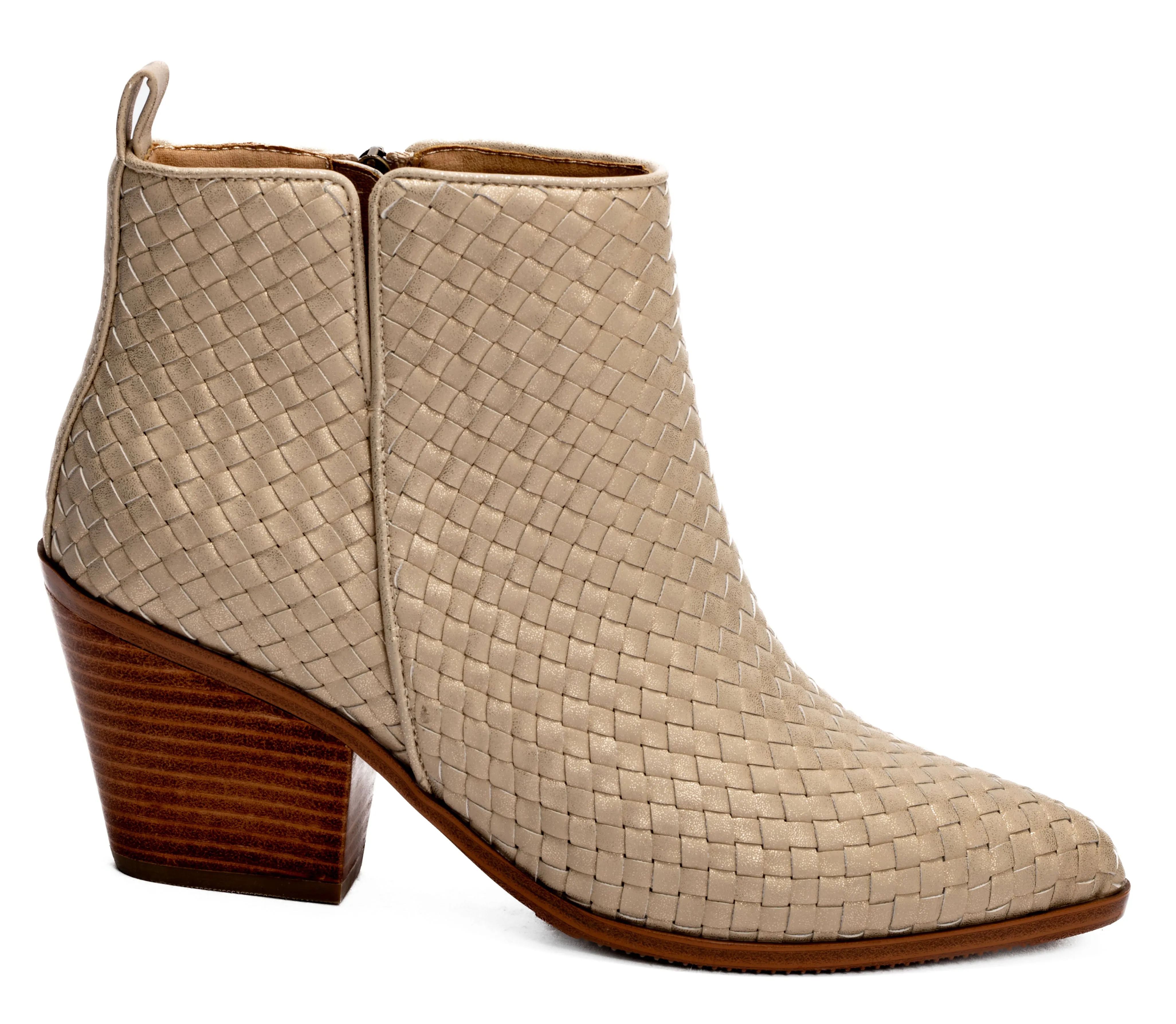 Corkys Come And Get It Gold Metallic Bootie