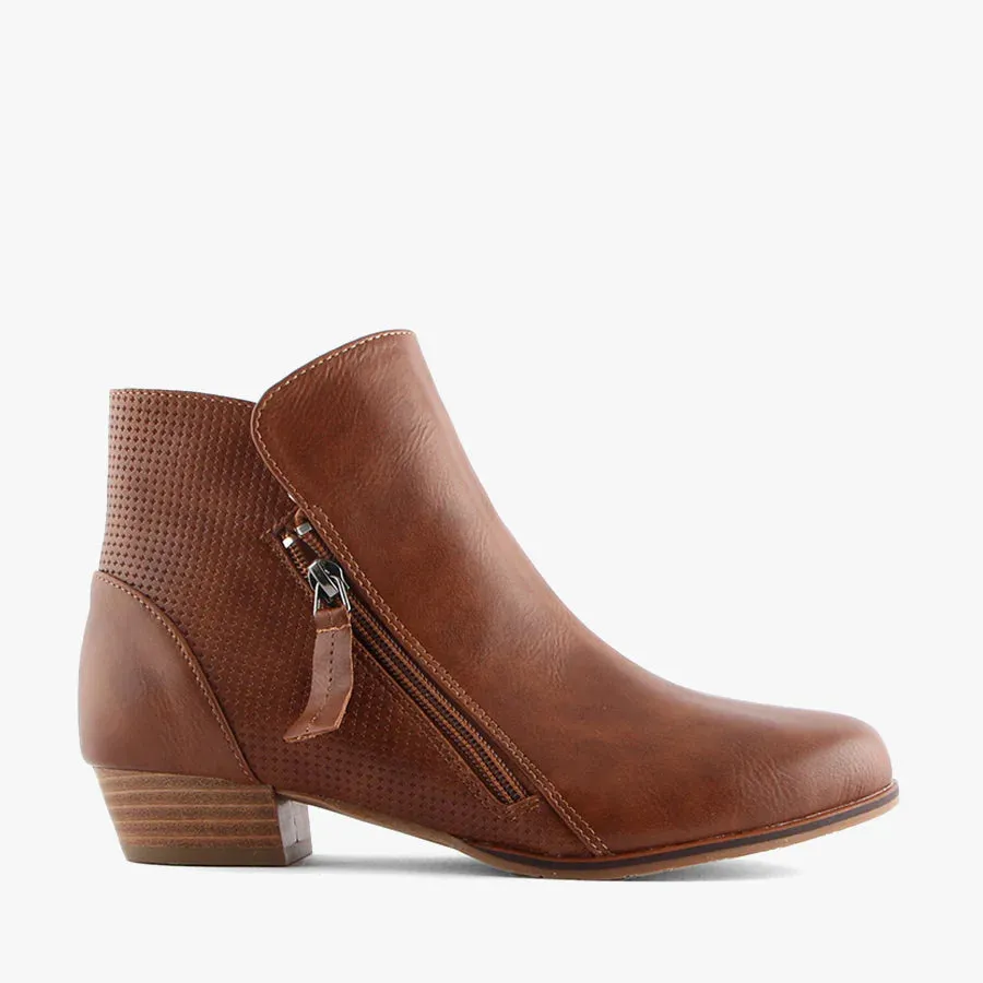 Cracker Ankle Boot Tan