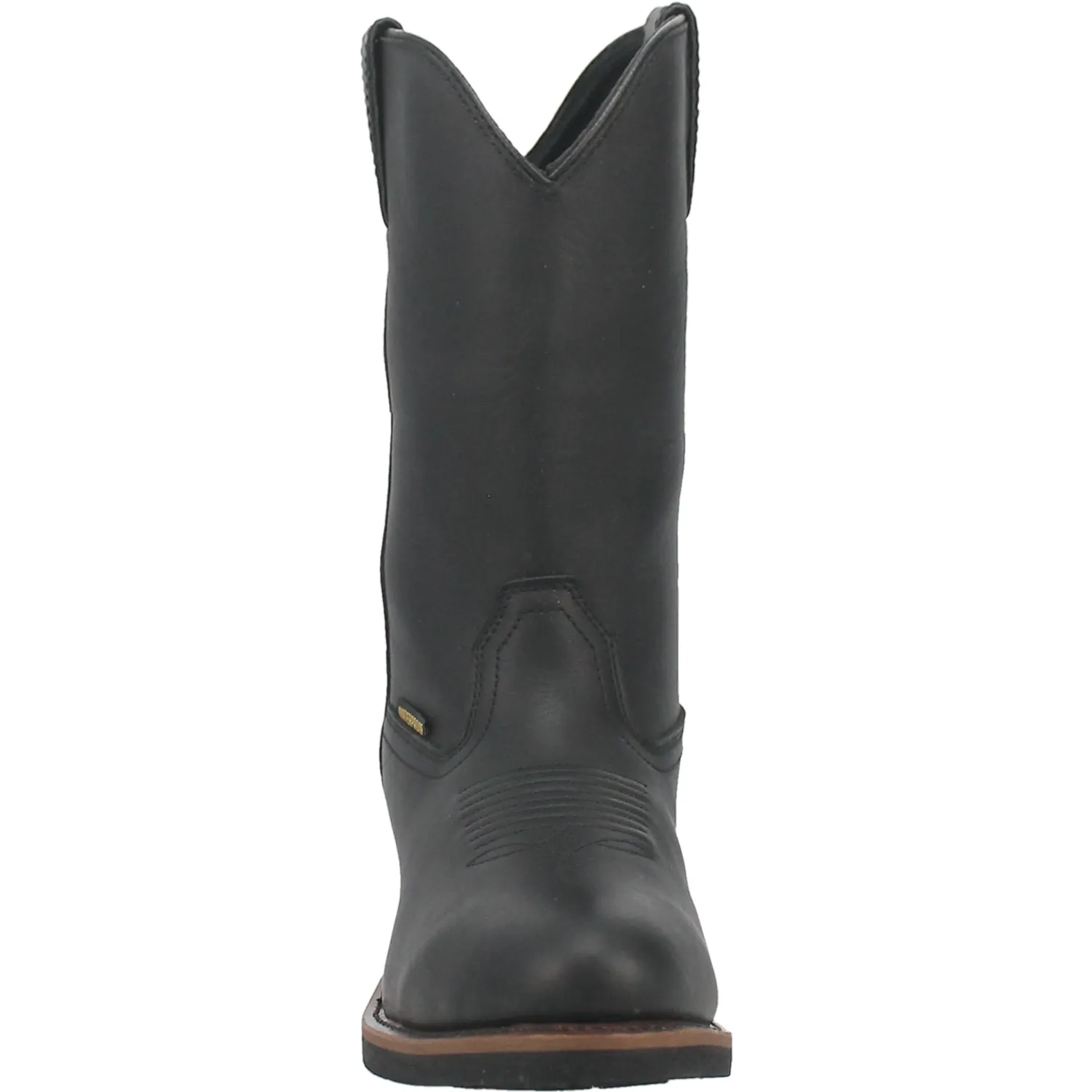 Dan Post Mens Albuqueque Waterproof Work Boots Leather Black 10.5 EW