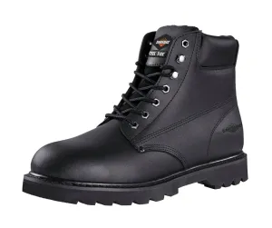 Diamondback Work Boots, 10.5, Medium W, Black, Leather Upper, Lace-Up, Steel Toe, With Lining :PR: QUANTITY: 1