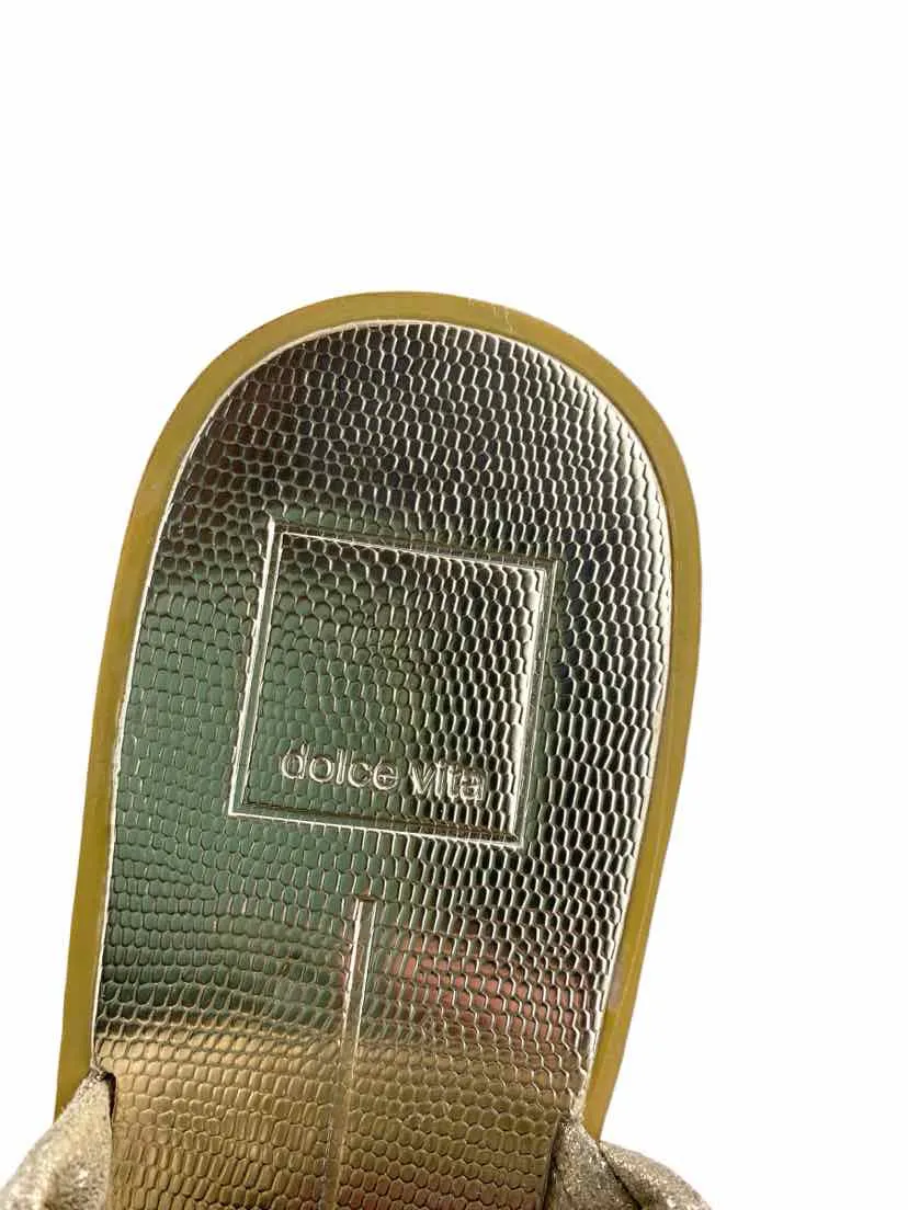Dolce Vita Women's Metallic Indy Sandal Gold Size 9.5