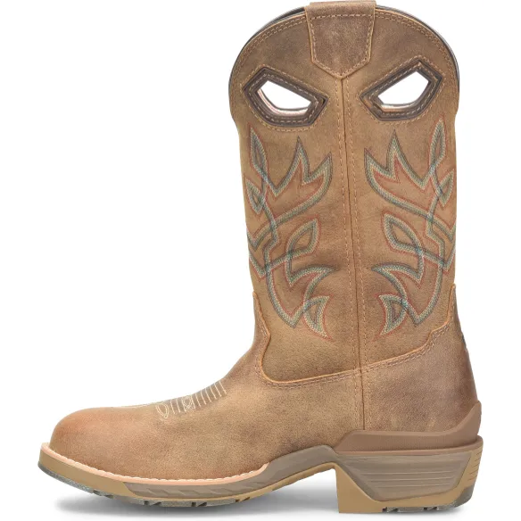 Double H Men's Cleave 12" Comp Toe WP Western Work Boot - Brown - DH5422