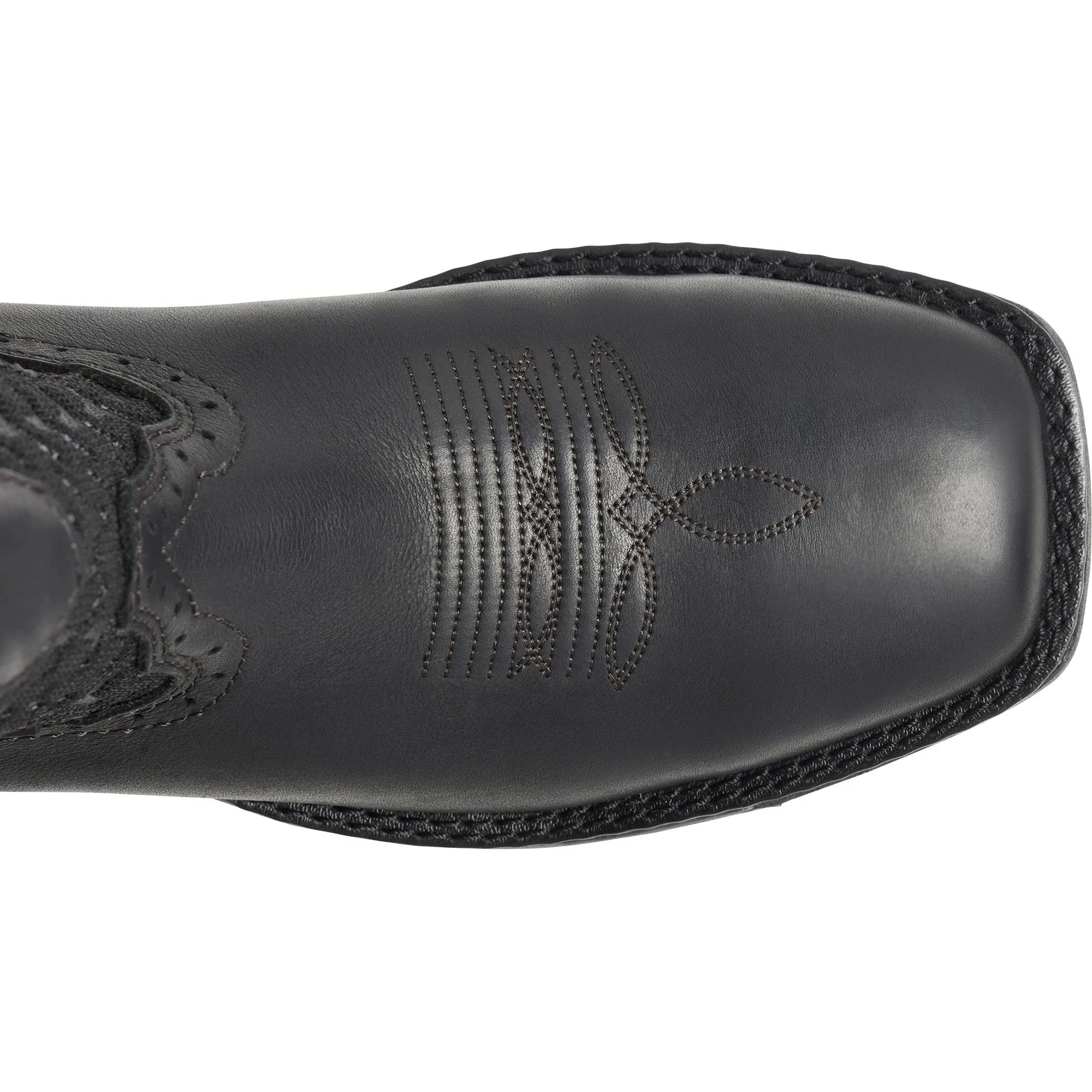 Double H Men's Phantom Rider Shadow 11" WP Roper Work Boot -Black- DH5381
