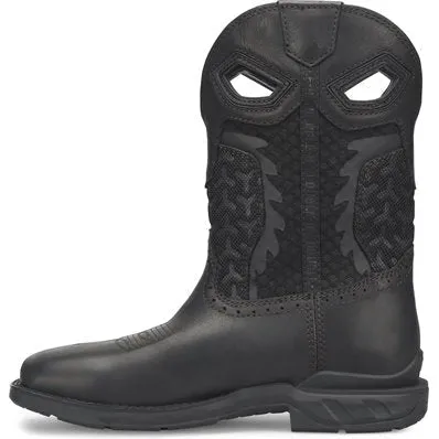 Double H Men's Phantom Rider Shadow 11" WP Roper Work Boot -Black- DH5381