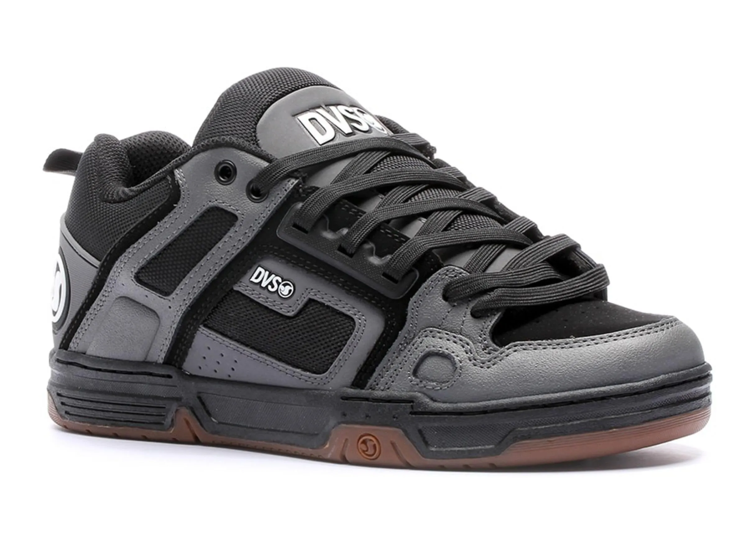 DVS Comanche Charcoal Black White Nubuck