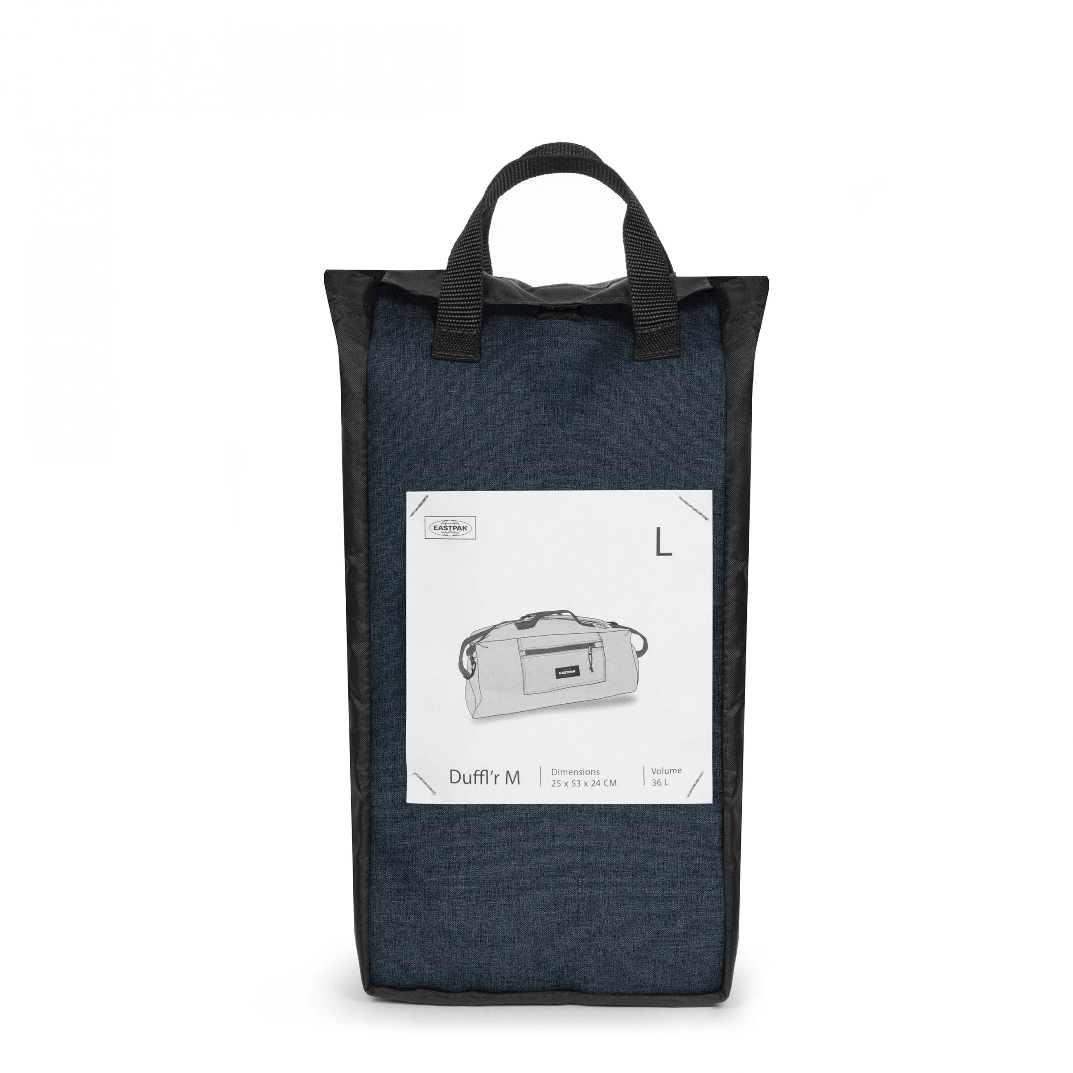 Eastpak Duffl'R L Triple Denim Large Duffle Bag - EK0A5BER26W