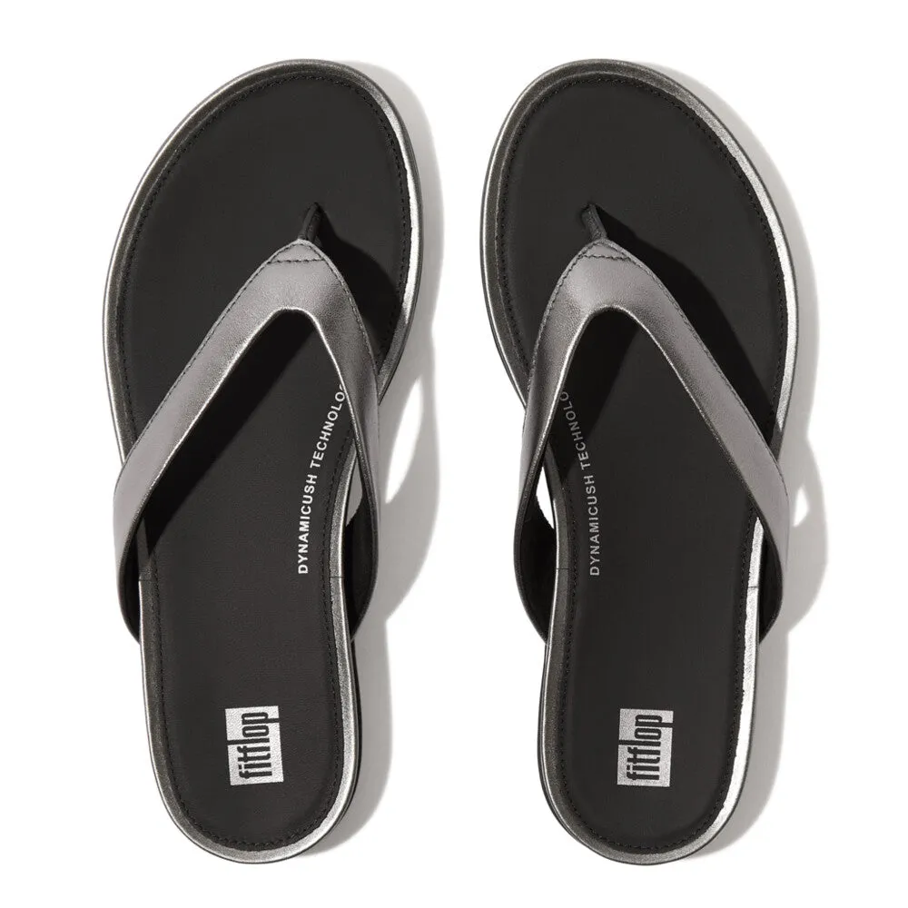 FitFlop Gracie Flip Flop Sandals - Classic Pewter Mix
