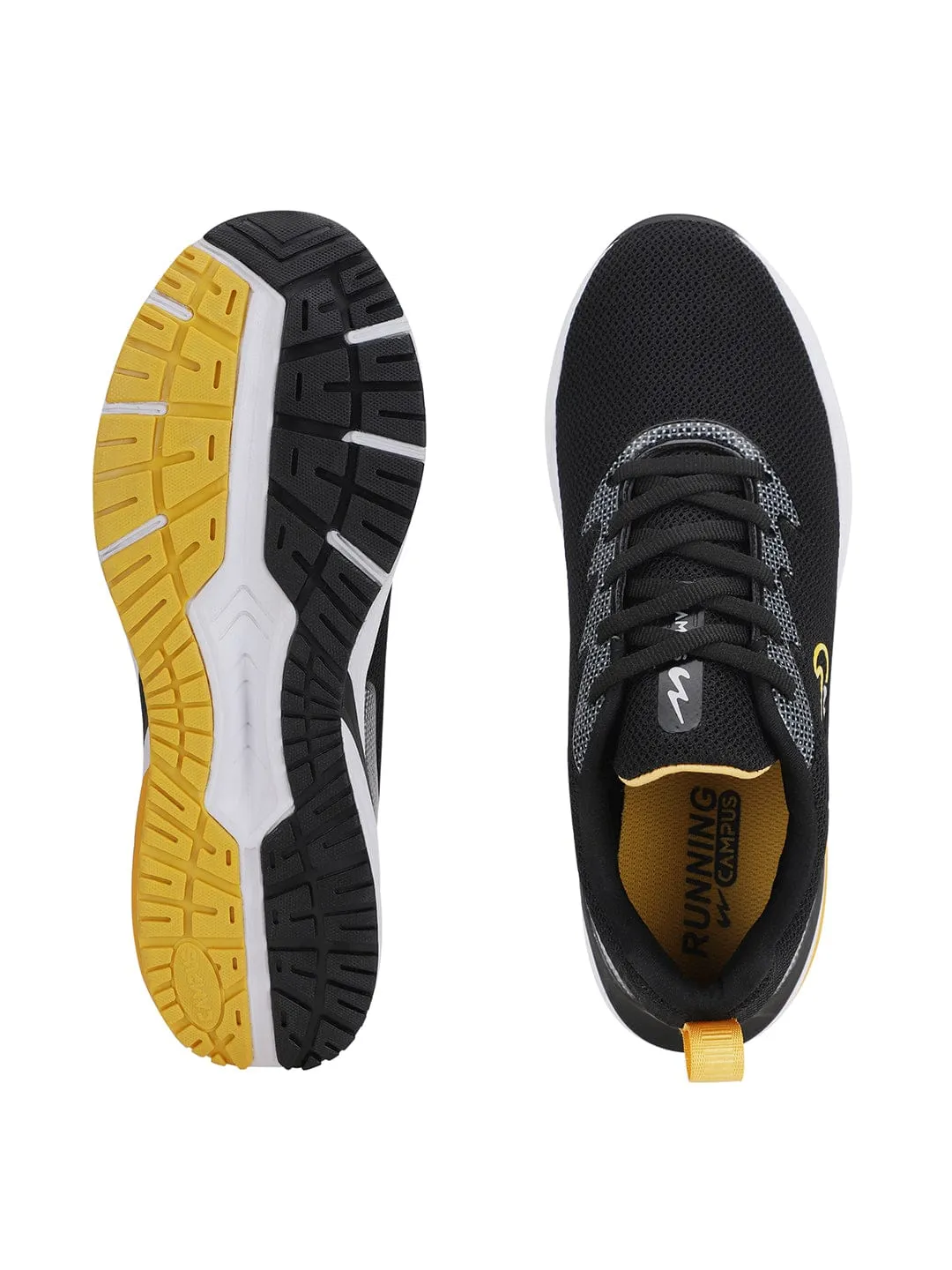 IGNATIUS Black Men's Running Shoes