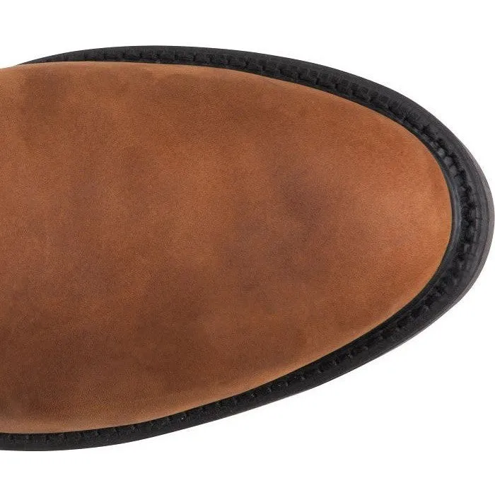 Justin Men's Conductor 10" Steel Toe USA Made Western Work Boot -Brown- OW4764