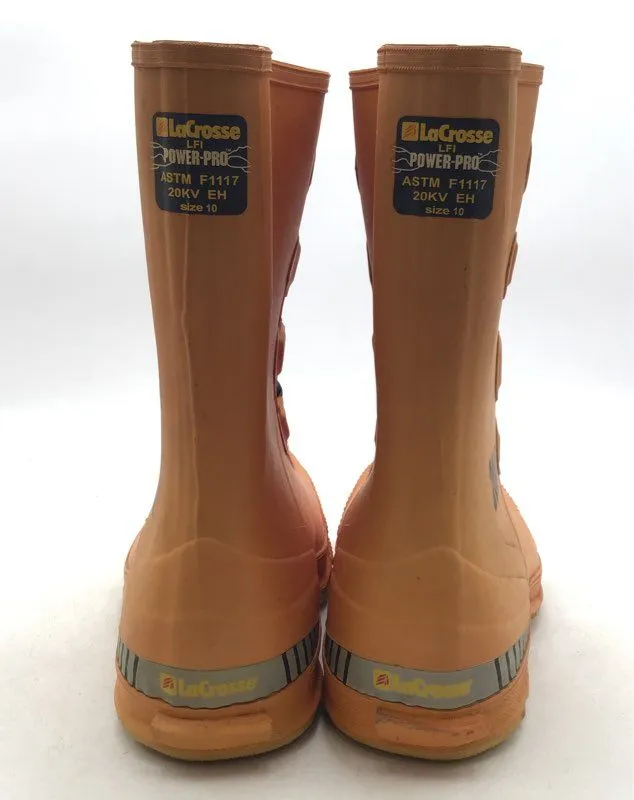 LaCrosse Men's LFI Power-Pro ASTM F1117 Orange Mid-Calf Work Boots - Size 10