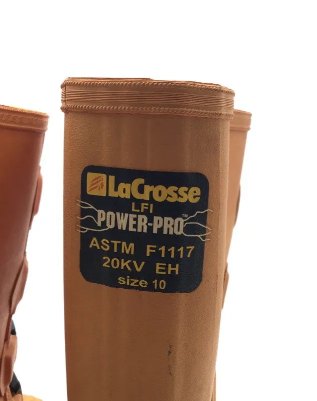 LaCrosse Men's LFI Power-Pro ASTM F1117 Orange Mid-Calf Work Boots - Size 10