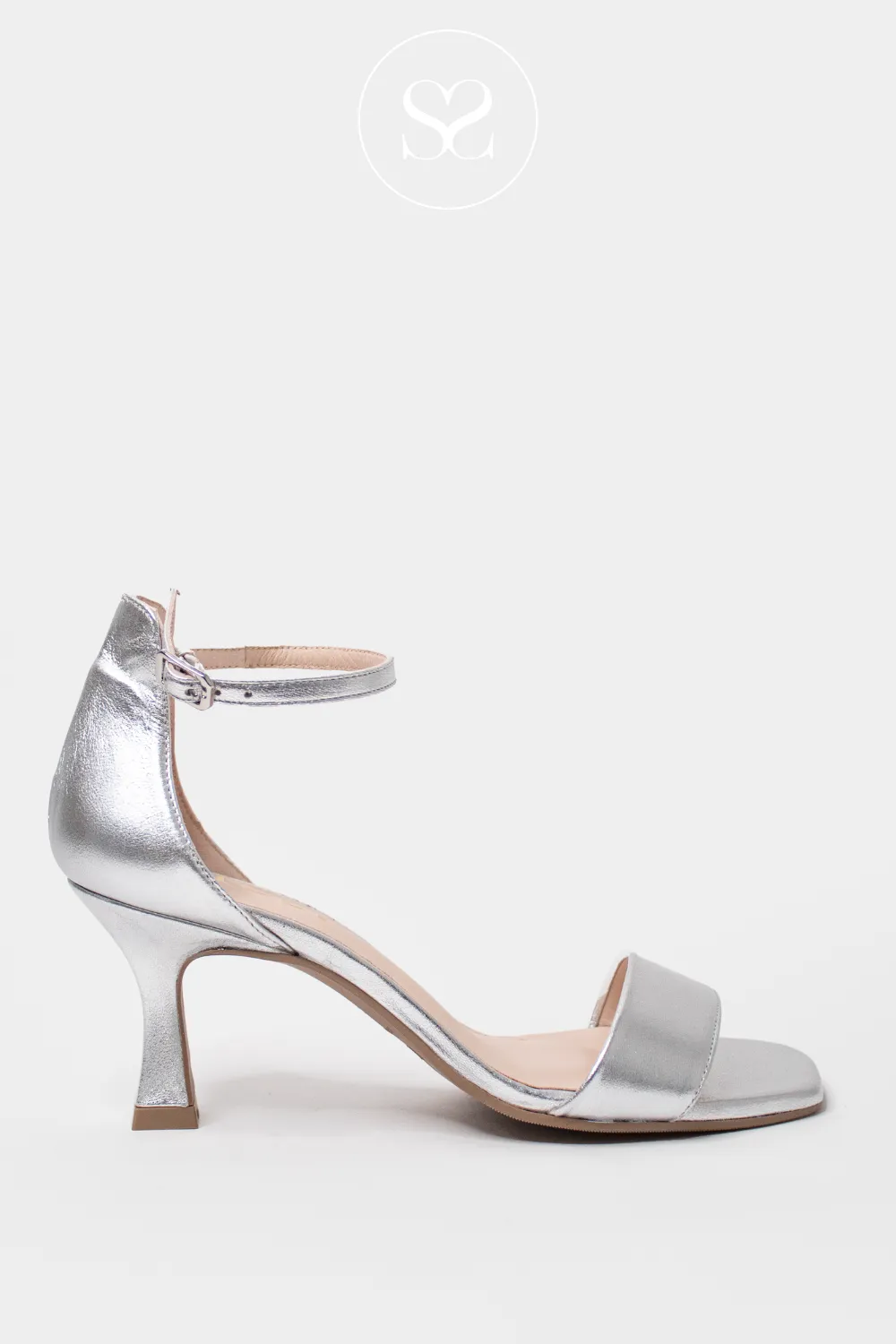 LODI LISCO SILVER HEELED SANDAL