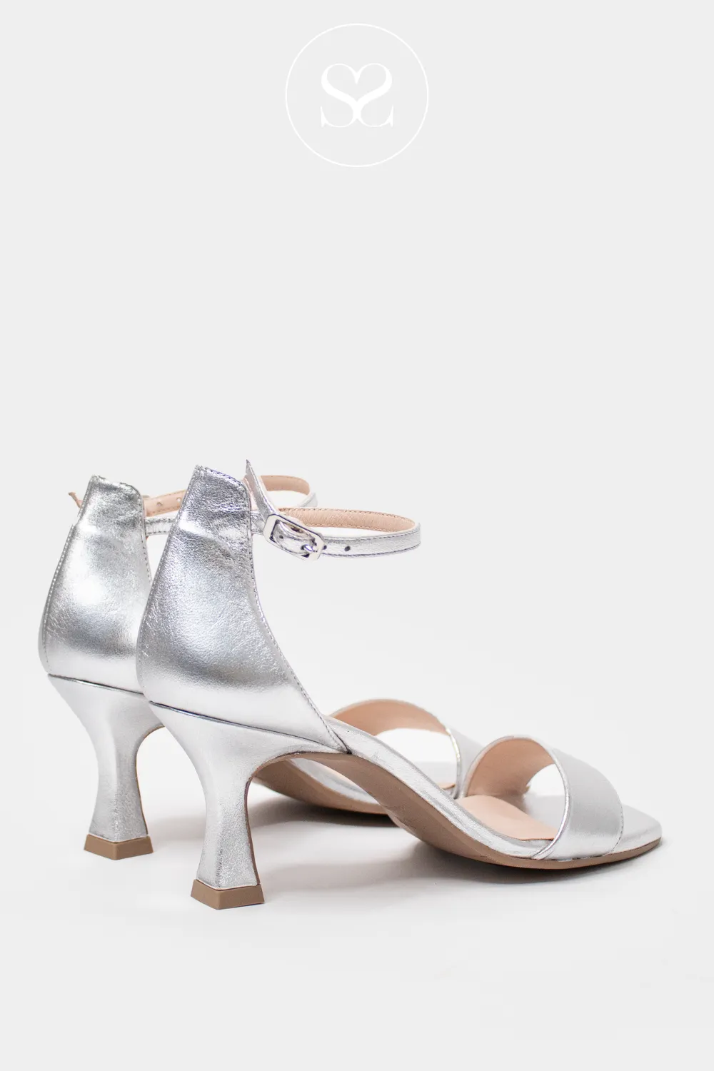 LODI LISCO SILVER HEELED SANDAL