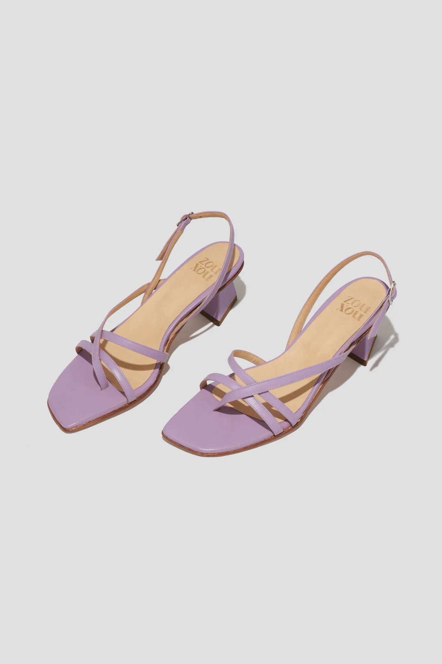 Luz Strappy Sandal in Lilac