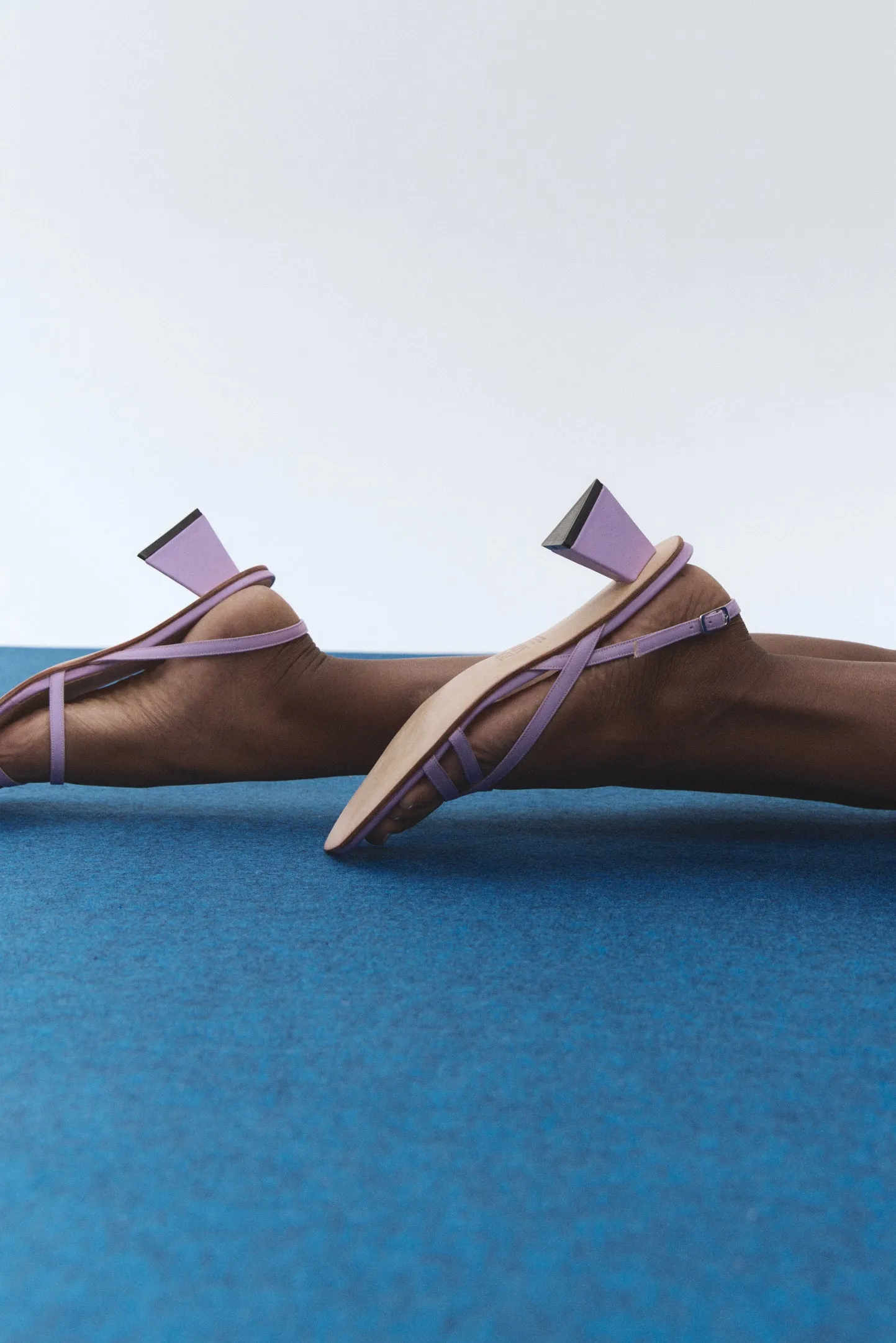 Luz Strappy Sandal in Lilac