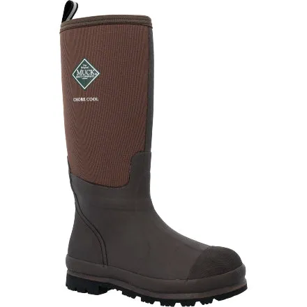 Muck Men's Chore Xpress Cool™ Tall 17" WP Rubber Work Boot - Brown - CHCT-900