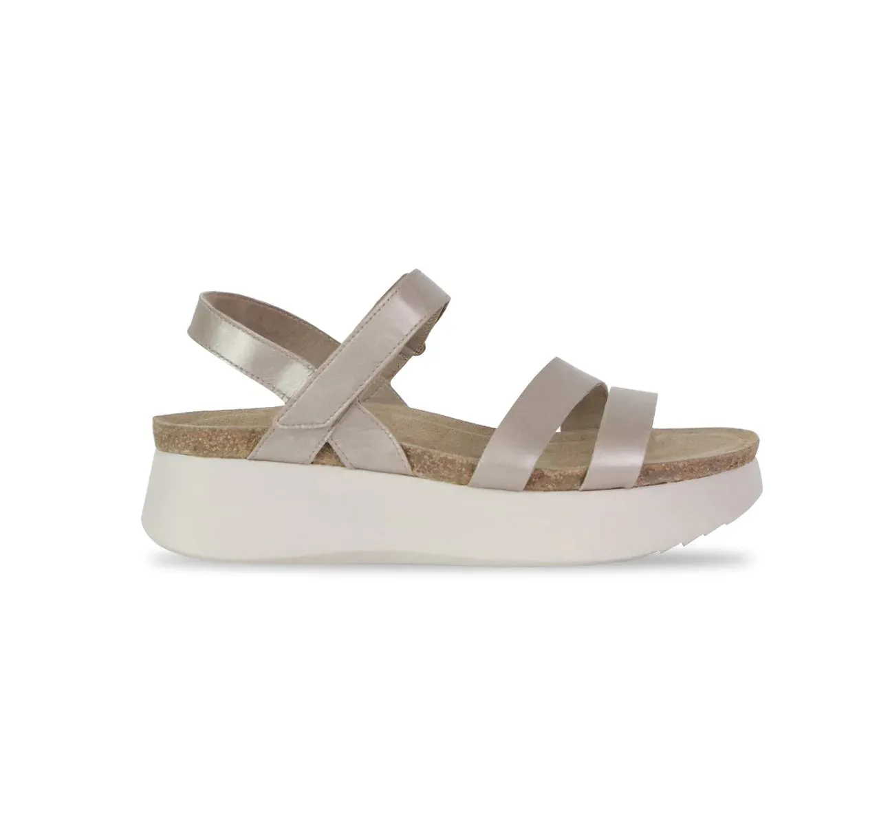 Munro Women's Juniper Sandal - Taupe Metallic