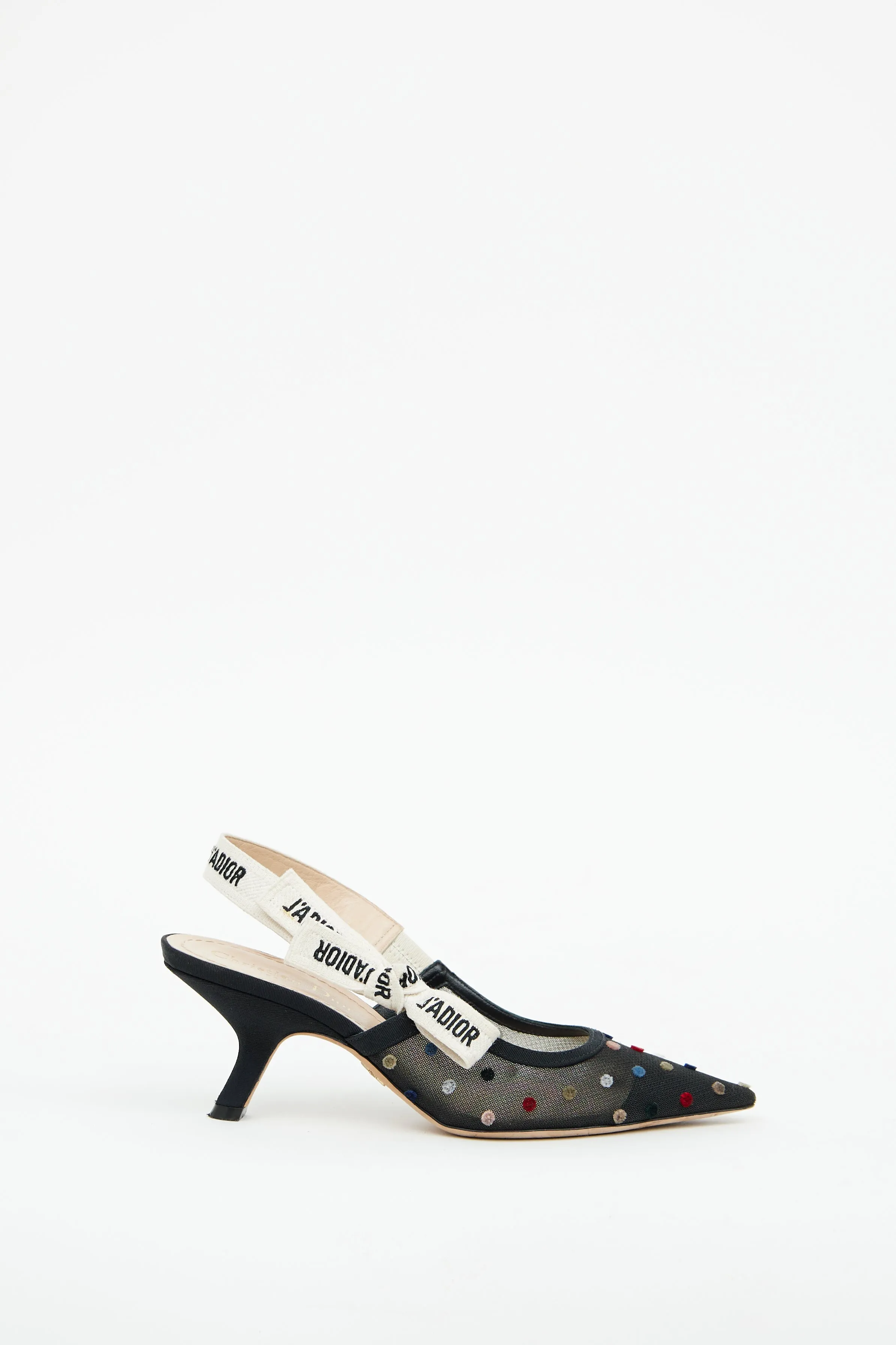 Navy & Multi J'Adior Confetti Heel