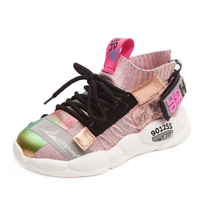 New Girls Middle And Big Kids Autumn Sports Shoes