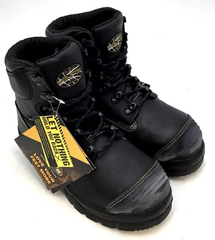 NIB Oliver Men's Black Series 6" Soft Toe Work Boots - Size 6