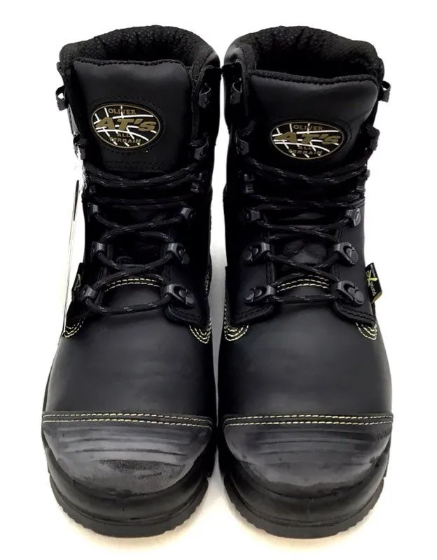 NIB Oliver Men's Black Series 6" Soft Toe Work Boots - Size 6