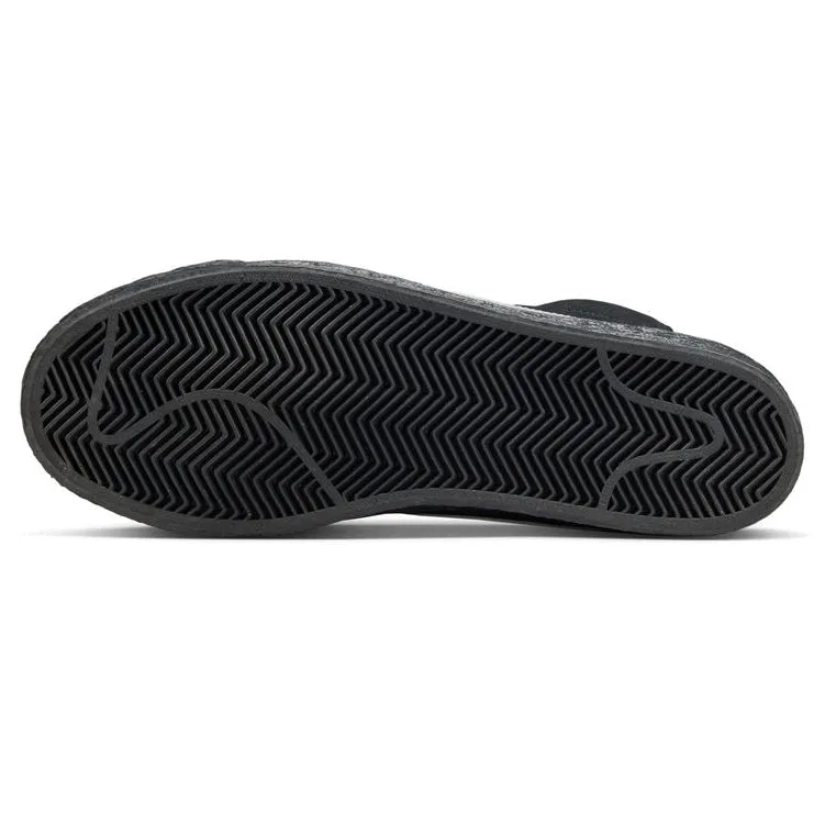 Nike SB Blazer Mid Skate Shoe - Black/White-Black-Black
