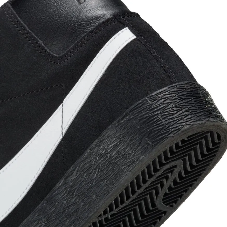 Nike SB Blazer Mid Skate Shoe - Black/White-Black-Black