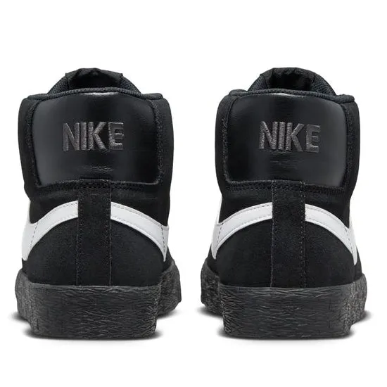 Nike SB Blazer Mid Skate Shoe - Black/White-Black-Black
