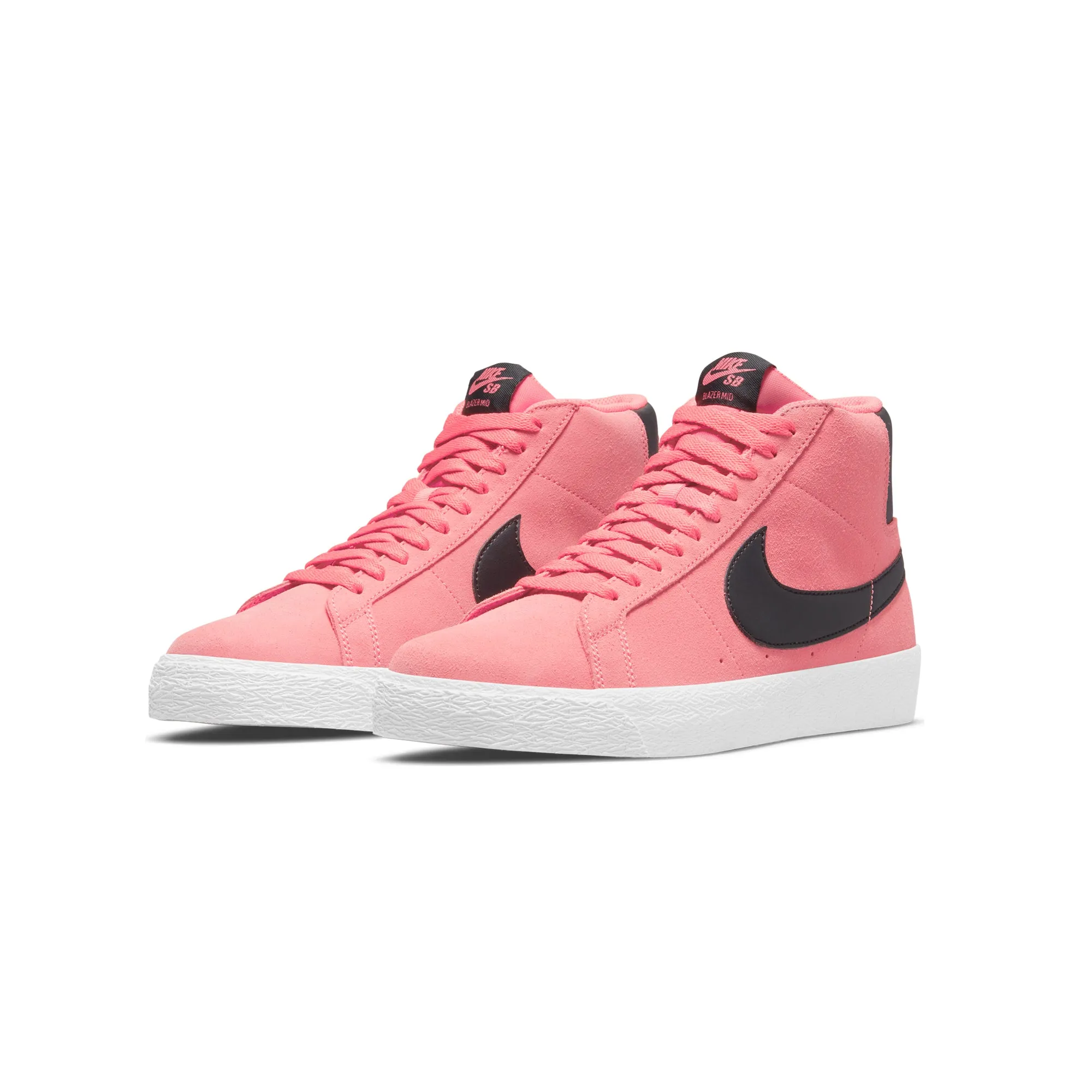 Nike SB Mens Zoom Blazer Mid Shoes Pink Salt/Black