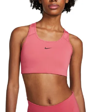 Nike Women's 1 Piece Pad Medium Impact Sports Bra Pink Size X-Small