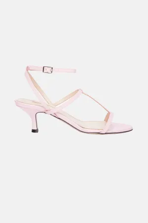 Novie Kitten Heel In Pink Leather
