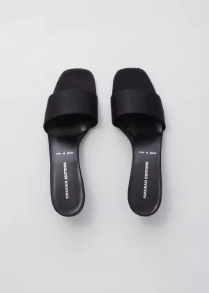 Open Toe Kitten Heel Mule