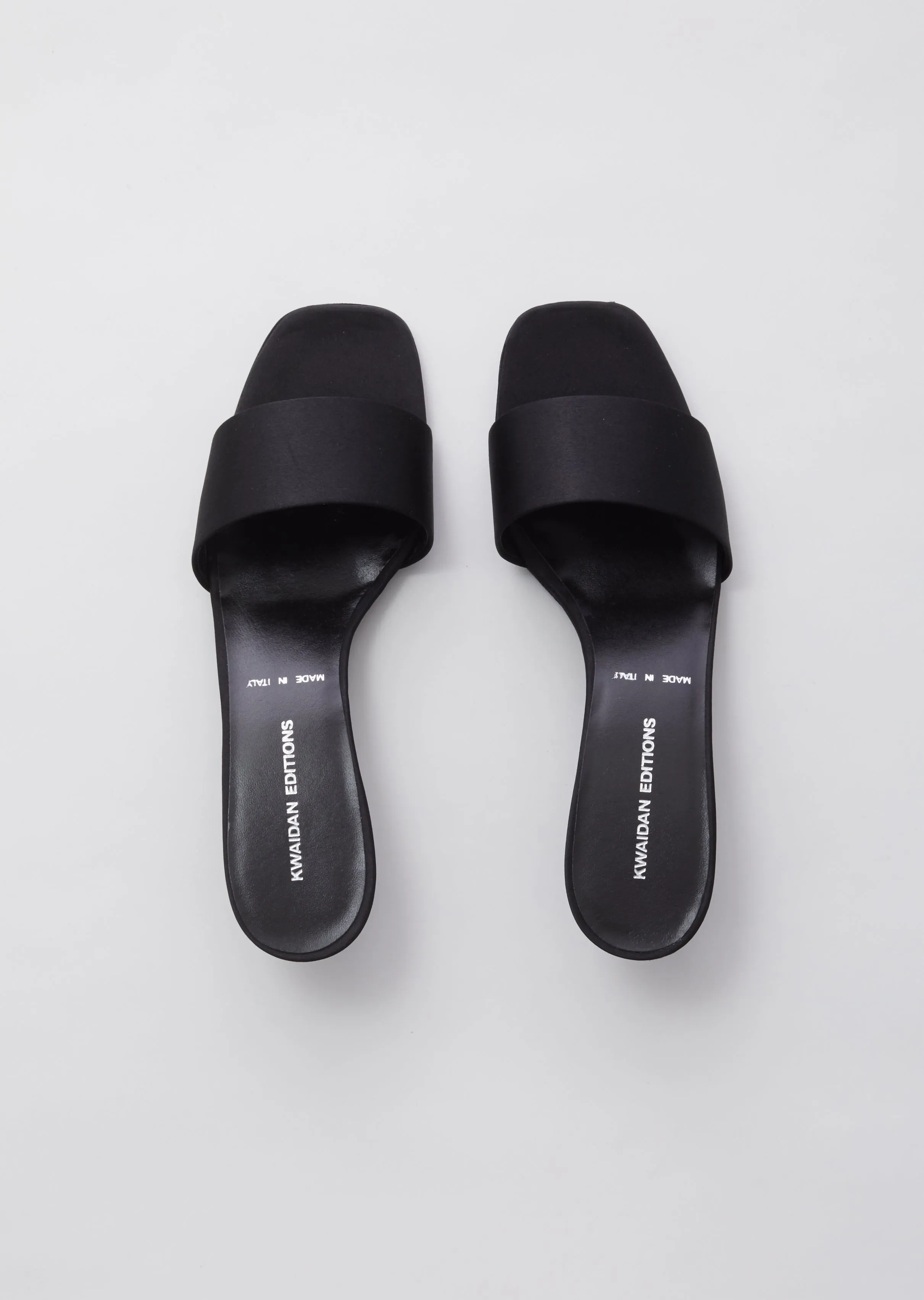 Open Toe Kitten Heel Mule